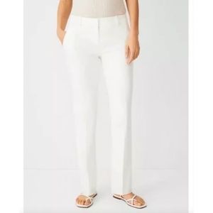 Ann Taylor Straight Curvy Linen Pants NWT